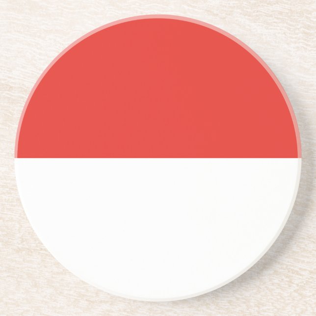 Porta-copos Bandeira da Indonésia (Frente)