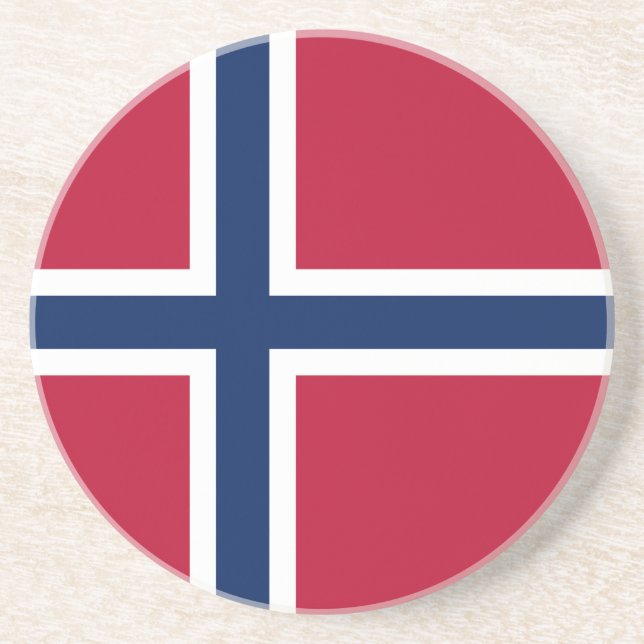 Porta-copos Bandeira da Noruega (Frente)