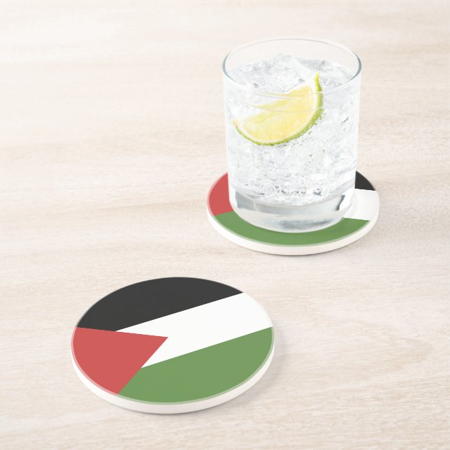 Porta-copos bandeira da Palestina (Lateral)