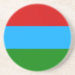 Porta-copos Bandeira da República da Carélia<br><div class="desc">Bandeira patriótica da República da Carélia</div>