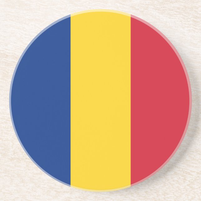 Porta-copos Bandeira da Romênia (Frente)