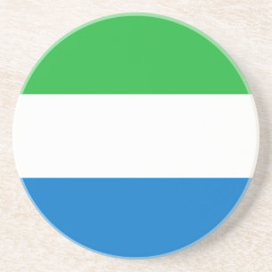 Porta-copos Bandeira da Serra Leoa