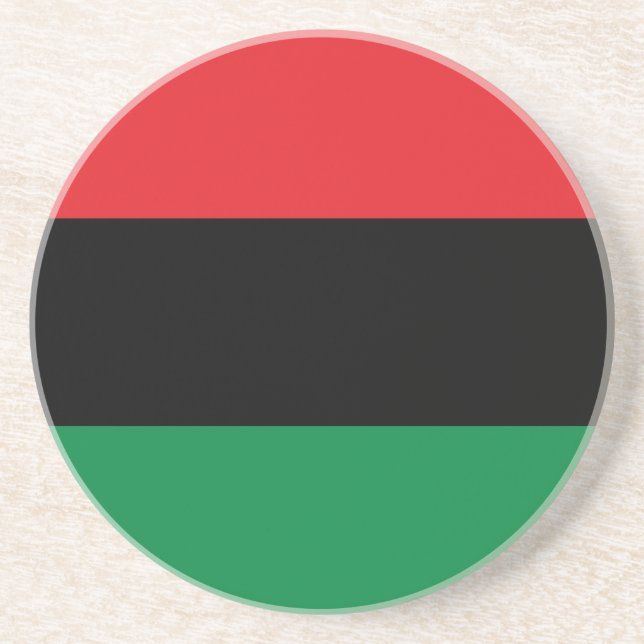 Porta-copos Bandeira da UNIA Pan-Africana (Frente)