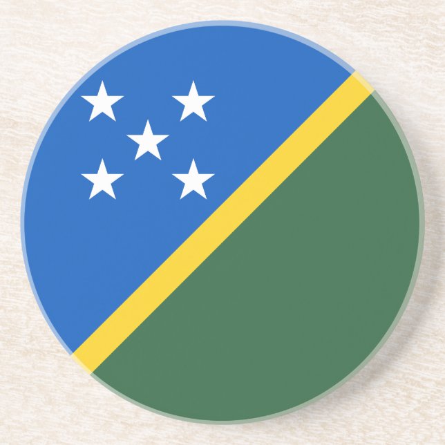 Porta-copos Bandeira das Ilhas Salomão (Frente)
