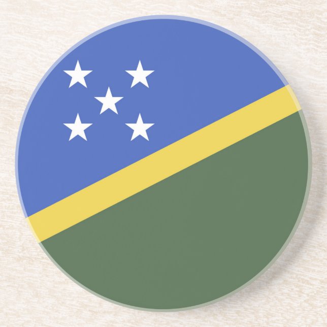 Porta-copos bandeira das Ilhas Salomão (Frente)
