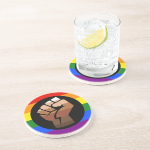 Porta-copos Bandeira das pessoas queer do SlipperyJoe punho er