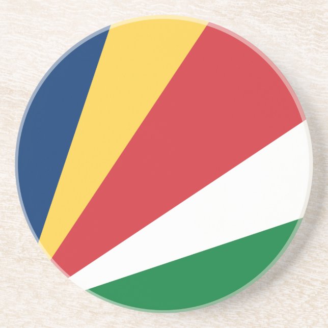 Porta-copos Bandeira das Seychelles (Frente)