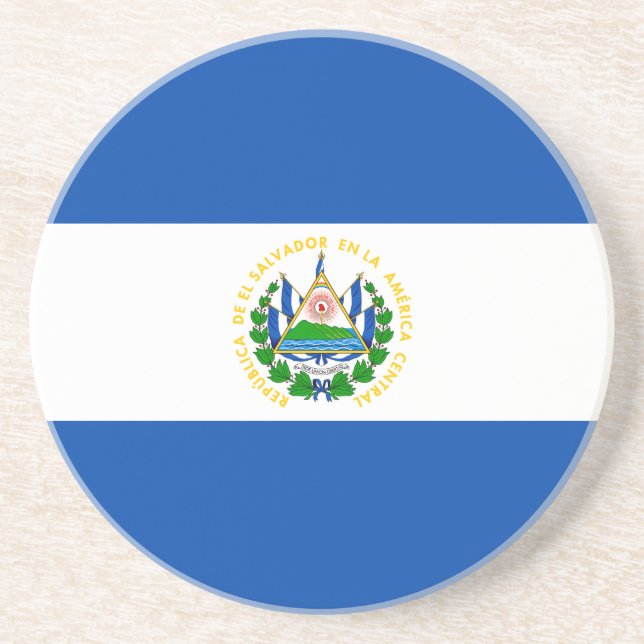 Porta-copos Bandeira de El Salvador (Frente)