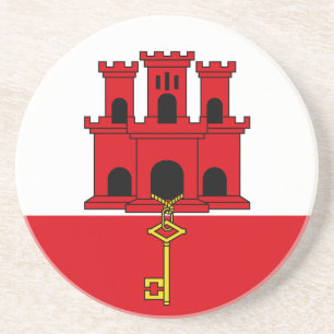 Porta-copos Bandeira de Gibraltar