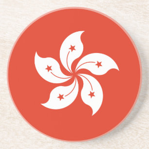 Porta-copos Bandeira de Hong Kong - 香 港 特 別 行 政
