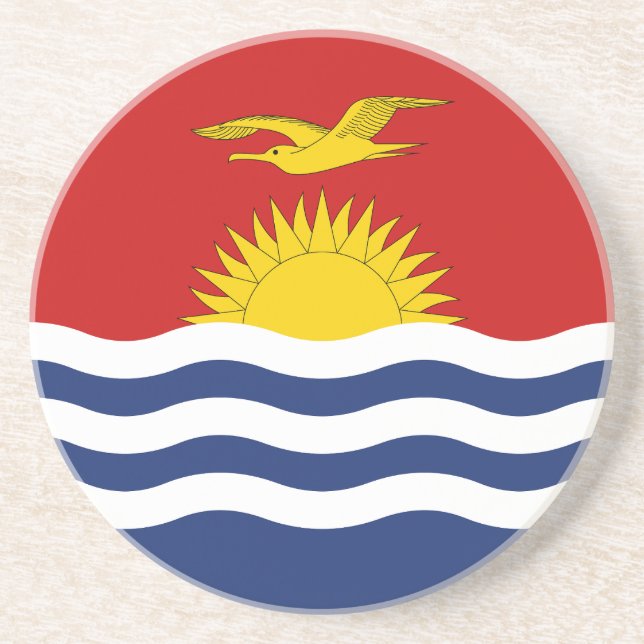 Porta-copos Bandeira de Kiribati (Frente)