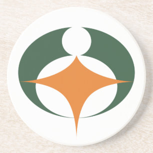 Porta-copos Bandeira de Koga, Shiga, Japão