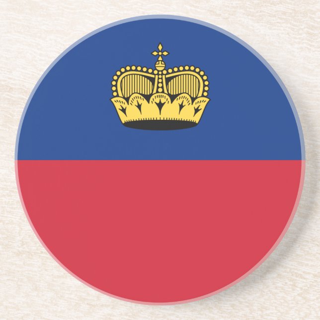 Porta-copos Bandeira de Liechtenstein (Frente)
