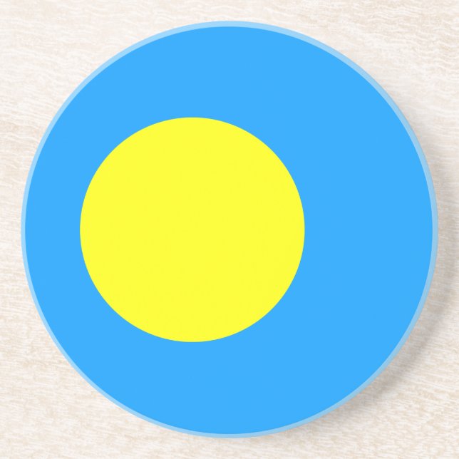 Porta-copos Bandeira de Palau (Frente)