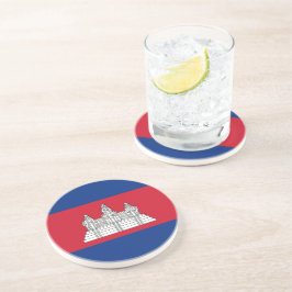 Porta-copos Bandeira do Camboja