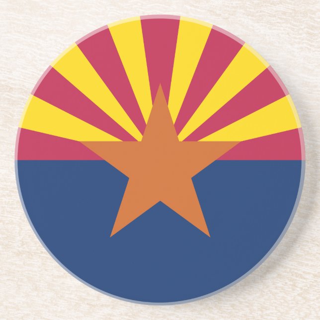 Porta-copos Bandeira do Estado do Arizona (Frente)