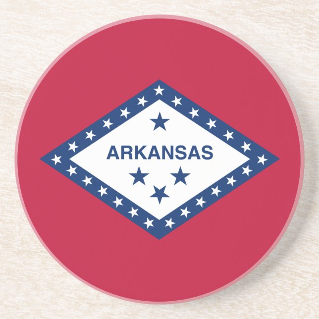 Porta-copos Bandeira do Estado do Arkansas (Frente)