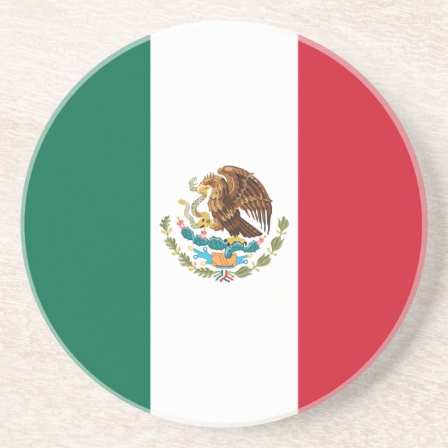 Porta-copos Bandeira do México, Bandera da República Mexicana (Frente)