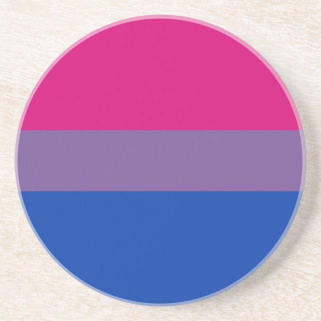 Porta-copos Bandeira do Orgulho Bissexual (Frente)