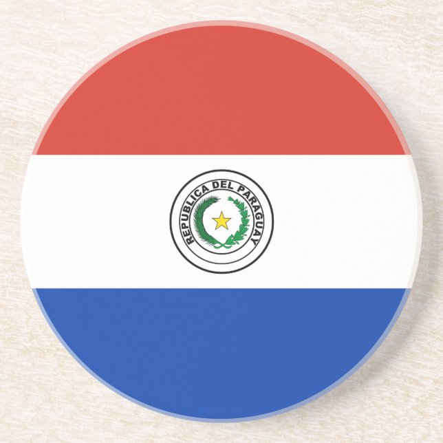 Porta-copos Bandeira do Paraguai (Frente)