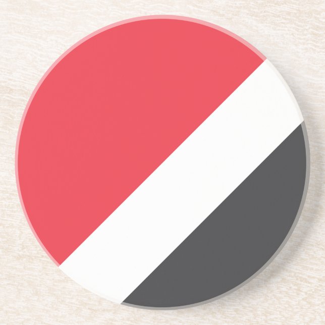 Porta-copos Bandeira do Principado de Sealand (Frente)