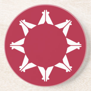Porta-copos Bandeira Oglala Lakota Sioux