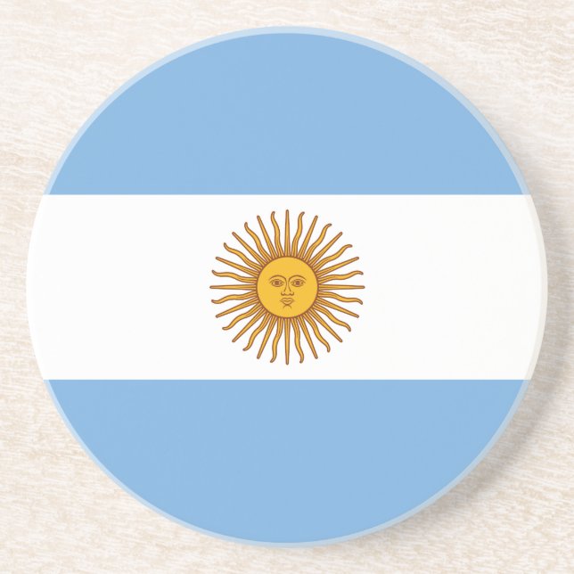 Porta-copos Bandeira Patriótica Argentina (Frente)