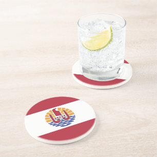 Porta-copos bandeira Polinésia Francesa