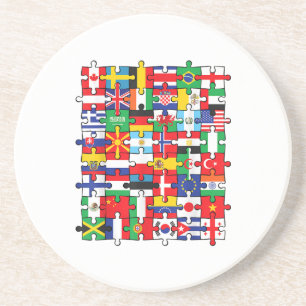 Porta-copos Bandeiras de países de bandeira internacional mund