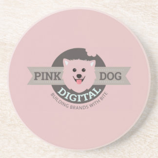 Porta-copos Bandeja de Arenito Digital Pink Dog