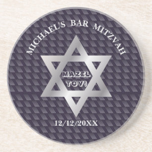 Porta-copos Bar Mitzvah Birthday - Padrão Moderno