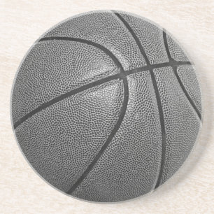 Porta-copos Basquete em Escala de Cinza
