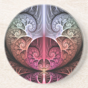 Porta-copos Batimento cardíaco, Arte fractal de fantasia surre