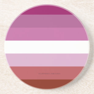 Porta-copos Batom feminino da bandeira do orgulho lésbico Slip