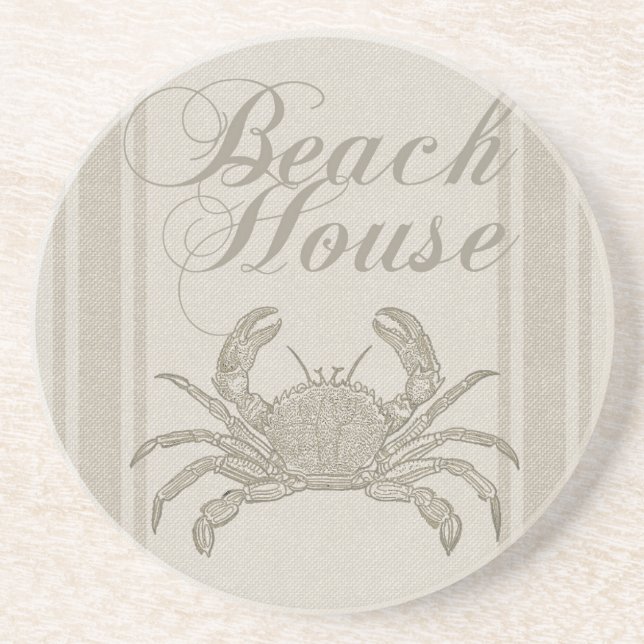 Porta-copos Beach House Carab Seashore Coastal Vintage (Frente)