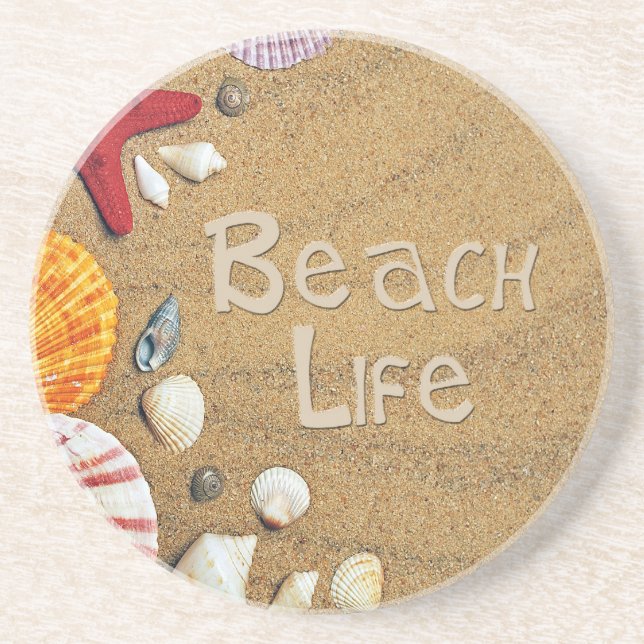 Porta-copos Beach Life (Frente)