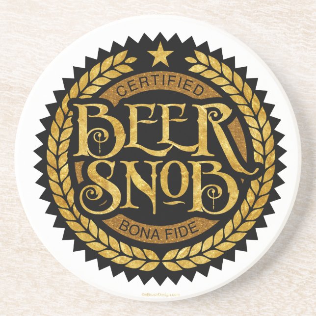 Porta-copos Beer Snob (Frente)