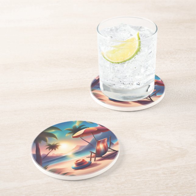 Porta-copos bela praia (Lateral)