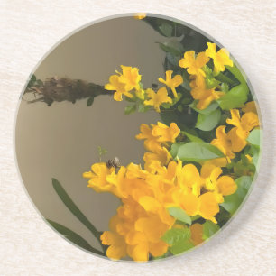 Porta-copos Beleza Flor de Ouro