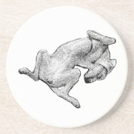 Porta-copos Belly-Up Bliss – Artistic Dog Coaster