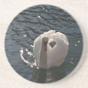 Porta-copos Belo cisne branco