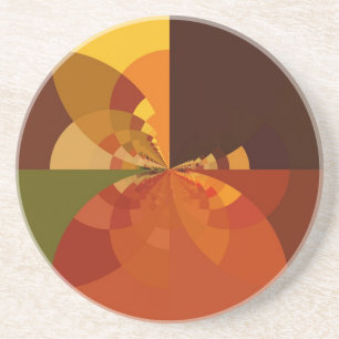 Porta-copos Belo Impressão de Abstrato de Arte da Terra