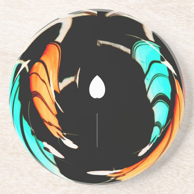 Porta-copos Belo Impressão de arte africana (Frente)