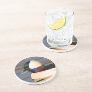 Porta-copos Belo Pato Cabeça de Carneiro no Sol da Tarde