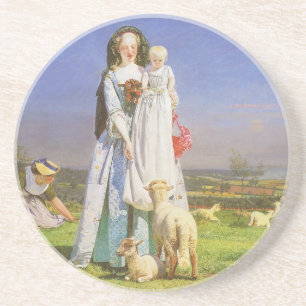 Porta-copos Belos Cordeirinhos por Ford Madox Brown