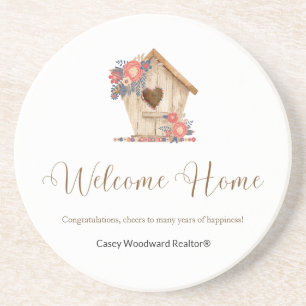 Porta-copos Bem-vindo ao Home Realtor Personalizado