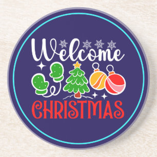 Porta-copos Bem-vindo Natal-63758
