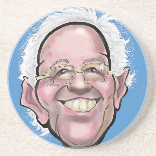 Porta-copos Bernie Sanders Caricature (Frente)