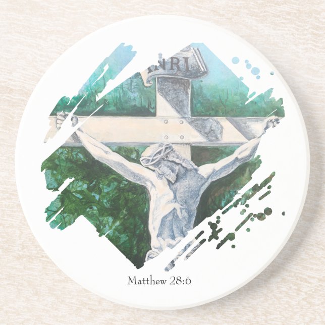 Porta-copos Bíblia Verso Portas copos Cruzadas (Frente)