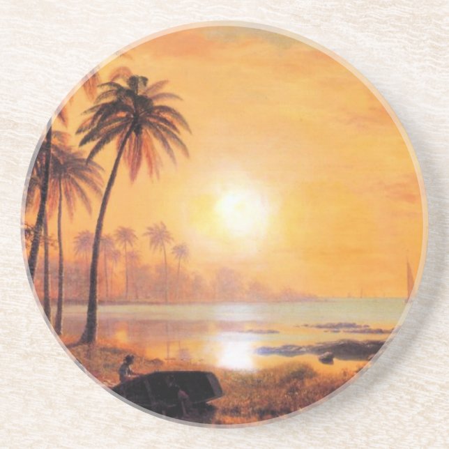 Porta-copos Bierstadt - Paisagem Tropical (Frente)